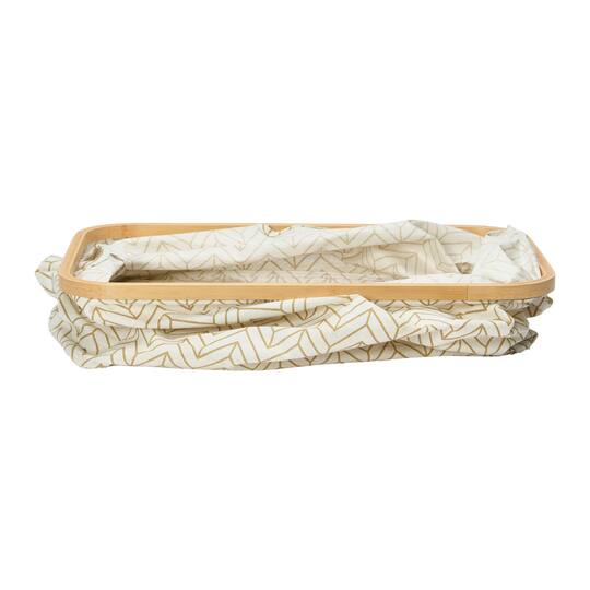 Household Essentials Krush Bamboo Rimmed Basket